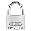 Abus Vorhängeschloss-Set (B x H: 30 x 49,5 mm, 2 Stk., Titalium-Spezialaluminium)