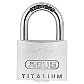 Abus Vorhängeschloss Titalium 64TI (40 x 62 mm, 1 Stk., Titalium-Spezialaluminium)