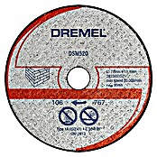 Dremel Doorslijpschijf voor metselwerk DSM 520 (Schijfdiameter: 77 mm, Geschikt voor: Metselwerk, Zaagdiepte: 20 mm, 2 stk.)