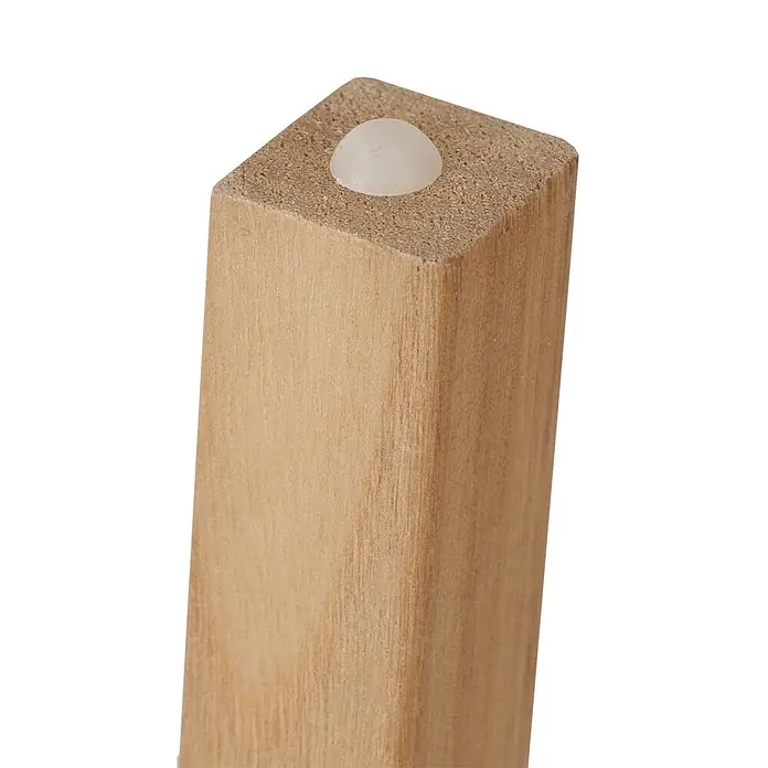 Mendler Kommode Malmö T271 59x40x30cm - Schublade weiß -  - Heller Holzmöbelfuß mit durchsichtigem Kunststoffgleiter.