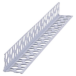 Probau Hoekprofiel voor gipsplaten (250 x 2,5 x 2,5 cm, Aluminium)