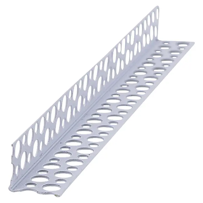 Probau Trockenbau-Eckprofil - 300 x 2,3 x 2,3 cm, Kunststoff - Profil-Eckschutz mit Löchern, ideal für den Schutz und die Verstärkung von Ecken in Innenräumen, aus robustem Material gefertigt.