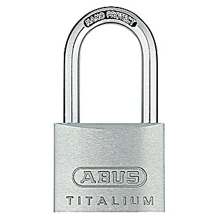 Abus Vorhängeschloss Titalium 64TI (40 x 79 mm, 1 Stk., Titalium-Spezialaluminium)