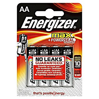 Energizer Max Alkalna baterija Max (Mignon AA, Alkal-mangan, 4 Kom.)