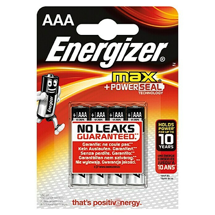 Energizer Baterije Max (Micro AAA, 1,5 V)