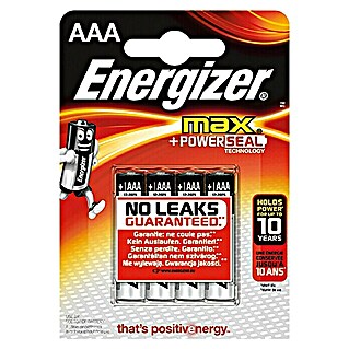 Energizer Baterije Max (Micro AAA, 1,5 V, 4 Kom.)
