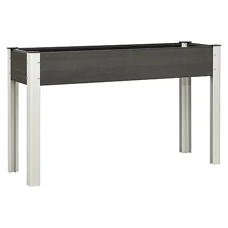 Furnicato Garten-Hochbeet WPC Grau 120 x 40 x 75 cm