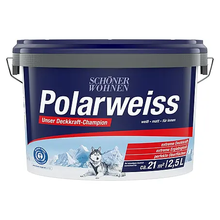 SCHÖNER WOHNEN-Farbe  Wandfarbe Polarweiß
