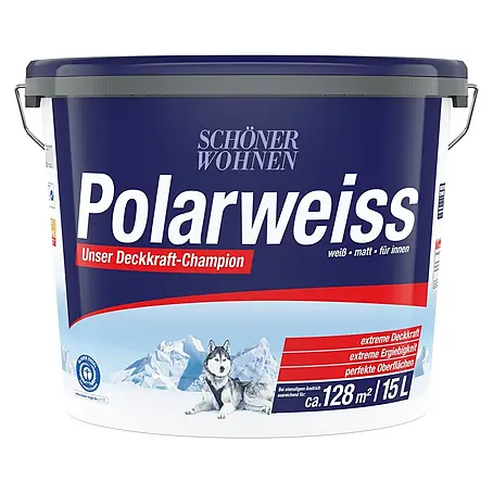 SCHÖNER WOHNEN-Farbe  Wandfarbe Polarweiß