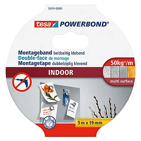 Tesa Powerbond Montageband Indoor