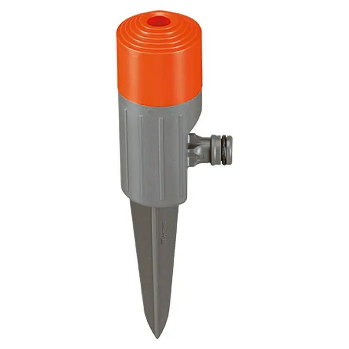 Gardena Classic Sprühregner Fox - Max. Regnerfläche: 0 m² - 100 m², Erdspieß - Der Gardena Vielflächenregner Boogie, ein kompakter Gartenbewässerungshelfer, für eine gleichmäßige Bewässerung.