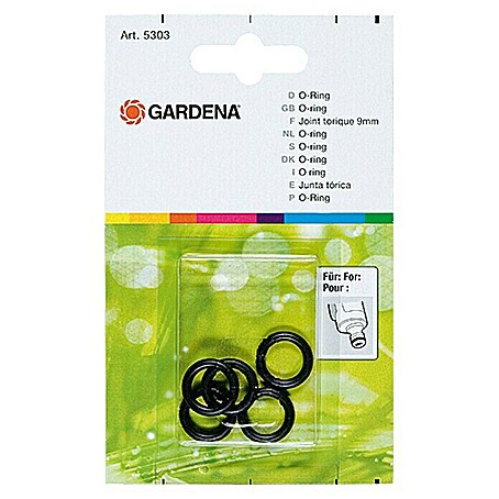 Gardena O-Ring (Durchmesser: 9 mm, 5 Stk.)