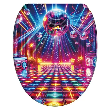 WC-Sitz mit Absenkautomatik & Top Fix Disco