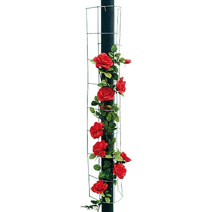 Bellissa Fallrohrspalier (120 cm, Verzinkt, Silber)