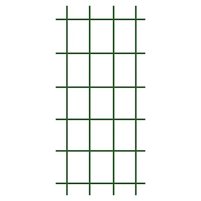 Bellissa Wandspalier - 60 x 150 cm, Materialstärke: 5 mm, Anzahl Streben: 4 Stk., Grün - Dunkelgrünes, rechteckiges Gitter oder Rankhilfe, geeignet für Pflanzen.