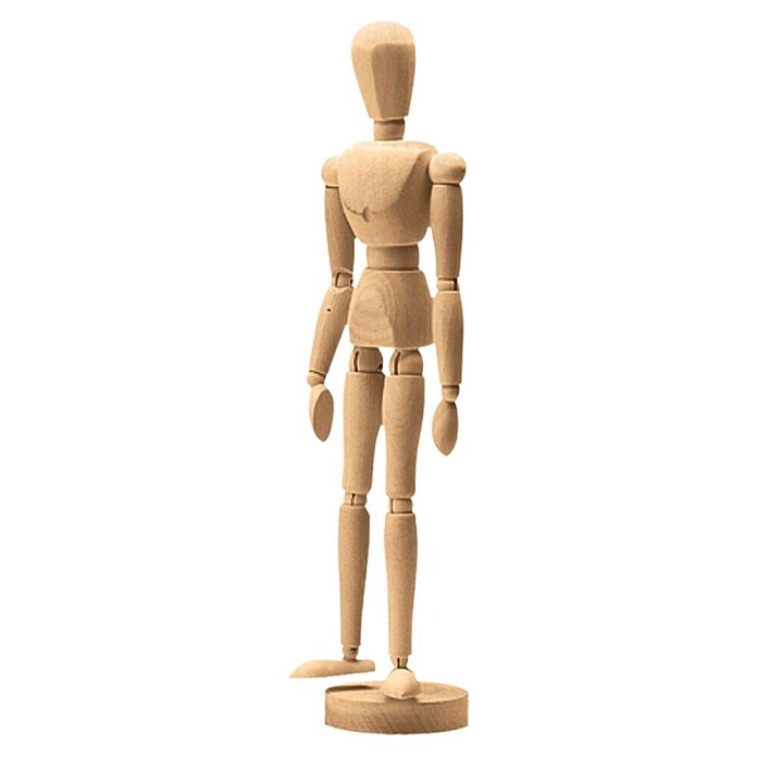 Drvena lutka za crtanje (30 cm)