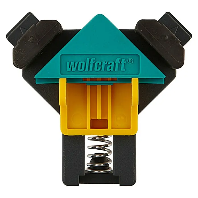 Wolfcraft Eckenspanner ES 22 - Spannweite: 10 mm - 22 mm - Wolfcraft Eckspann-Vorrichtung für präzises und einfaches Spannen von Werkstücken. Das ideale Werkzeug für Schreiner und Heimwerker.