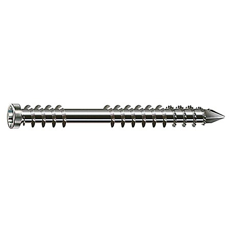 Spax Terrassenschraube T-Star Plus (Ø x L: 5 x 70 mm, Edelstahl rostfrei A2, Blank, 100 Stk.)