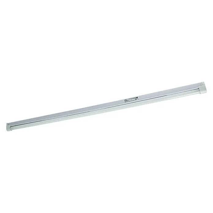 Ritter Leuchten Lámpara fluorescente - L x An x Al: 122 x 3 x 5,5 cm, Color de luz: Blanco diurno, 36 W, 220 V - 240 V - Primer plano de una lámpara fluorescente LED con un diseño limpio y moderno para soluciones de iluminación energéticamente eficientes.