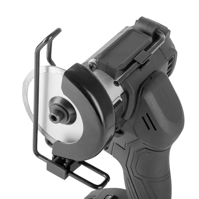 STAHLWERK Akku-Winkelschleifer Mini-Akku-Winkelschleifer MAW-20 ST – 2 Ah Akku - 20 V, 1 Akku, 20 U/min - Kabellose Mini-Kreissäge/Winkelschleifer mit Trennscheibe, schwarzem Schutz und Griff.