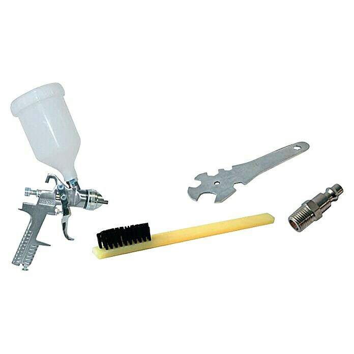Craftomat Kit Line Verfspuitpistool (Bedrijfsdruk: 3 – 4 bar, Luchtverbruik: 180 l/min, Capaciteit verfspuitpistool: 0,6 l)