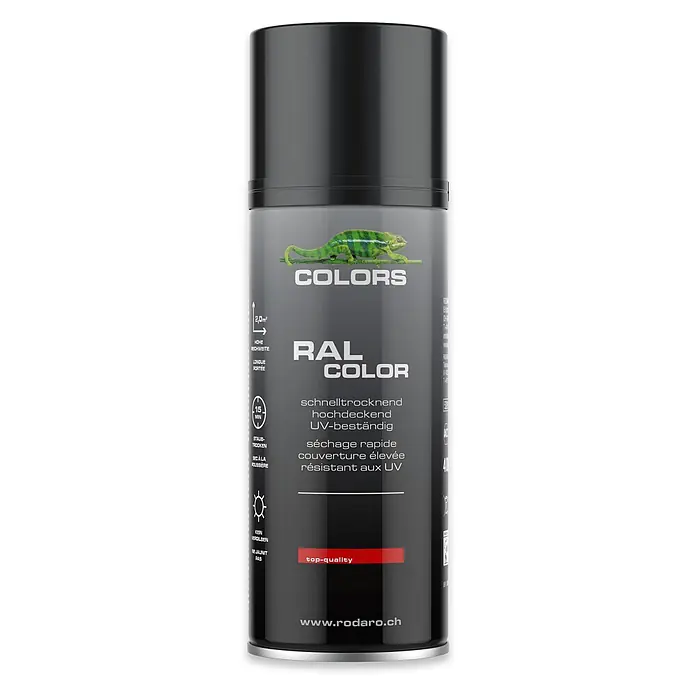 COLORS Sprühlack 400ml RAL9005 Tiefschwarz Glanz - 