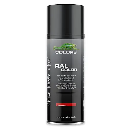 COLORS Sprühlack 400ml RAL9005 Tiefschwarz Glanz