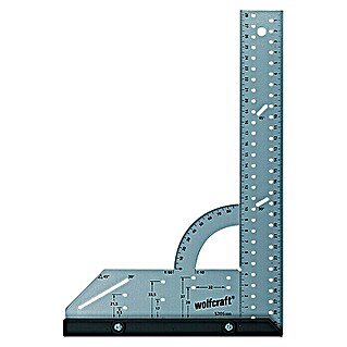 Wolfcraft Escuadra universal (300 x 200 mm, 90 °, Tope intercambiable)