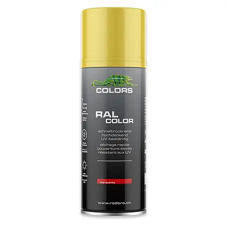 COLORS Sprühlack 400ml RAL 1021 Rapsgelb Glanz