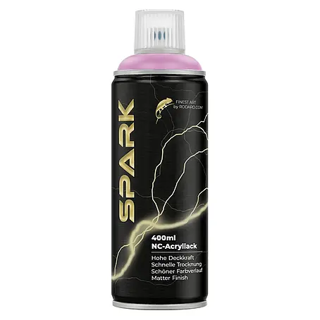 Spark  Farbspray Sprühfarbe 400ml Matte Farbe Lavendel Hell