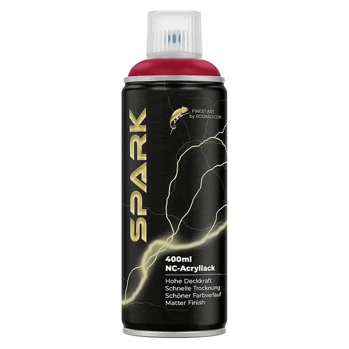 SPARK Sprühfarbe 400ml Matte Farbe Kirschrot - 