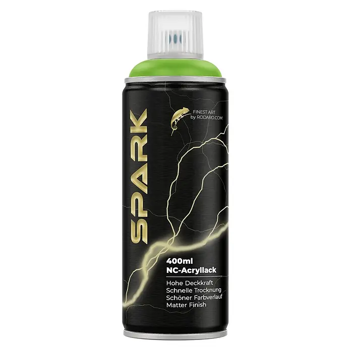 SPARK Sprühfarbe 400ml Matte Farbe Kiwigrün - 