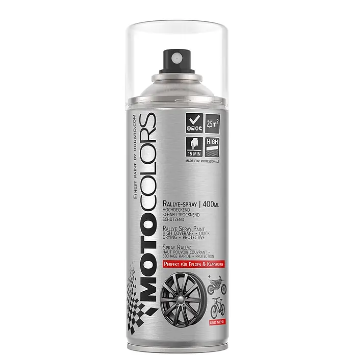 MotoColors Farbspray MotoSpraylack Ralley 400ml Sprühfarbe Klarlack Glanz - Klarlack Glanz, Sprühdose