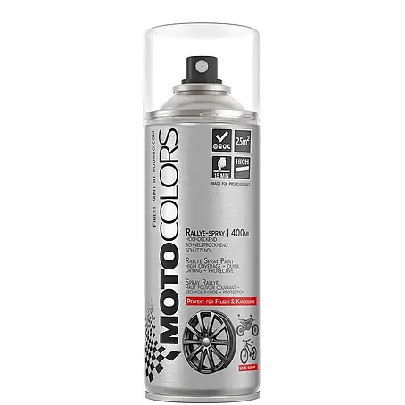 MotoColors  Farbspray MotoSpraylack Ralley 400ml Sprühfarbe Klarlack Glanz