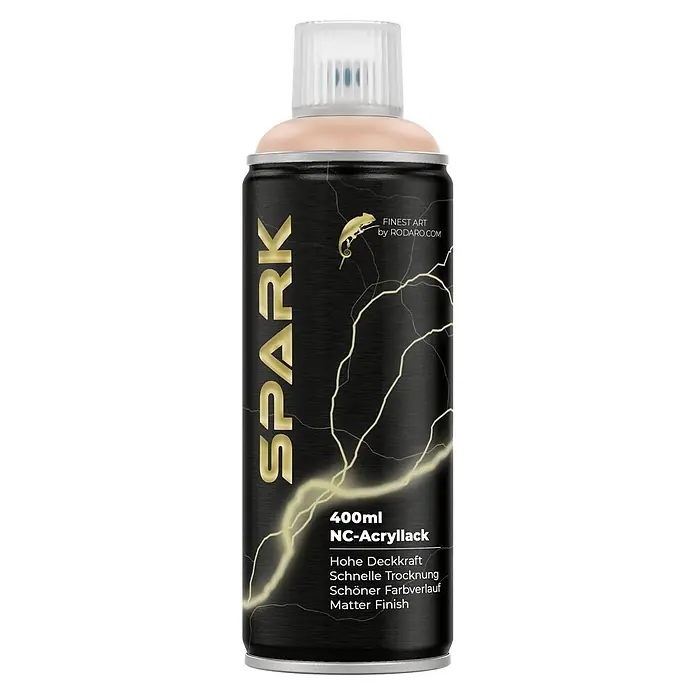 SPARK Sprühfarbe 400ml Matte Farbe Macadamia Beige - 