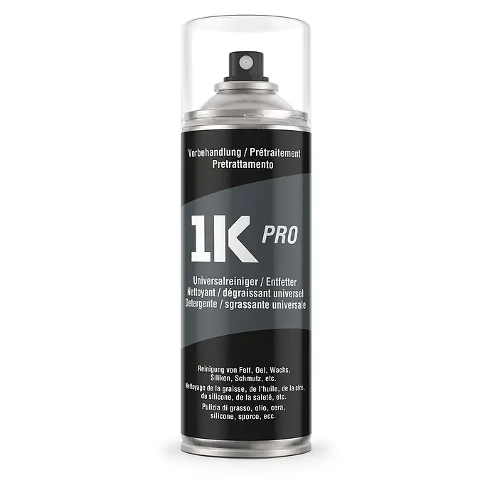 1K Pro Farbspray Spraydose 400ml Universalreiniger / Entfetter farblos - Universalreiniger / Entfetter farblos, Sprühdose