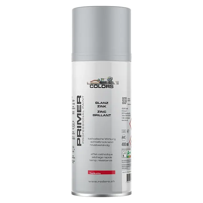 Colors Farbspray Zink-Alu Sprühlack 400ml Silber - Zink-Alu, Sprühdose