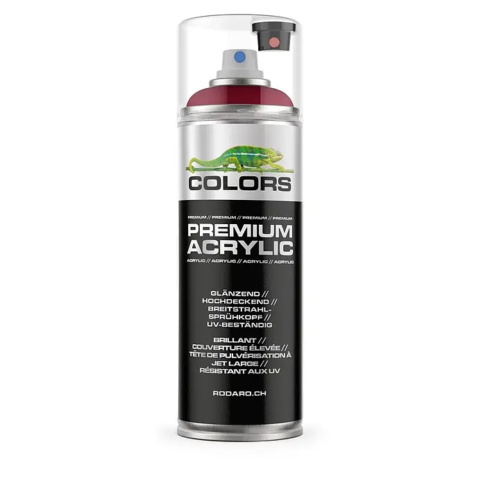Colors Farbspray Premium Acrylic Sprühfarbe 400ml RAL 3003 Rubinrot Glanz - RAL 3003 - Rubinrot Glanz, Sprühdose