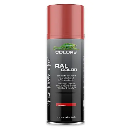 COLORS Sprühlack 400ml RAL3000 Feuerrot Glanz