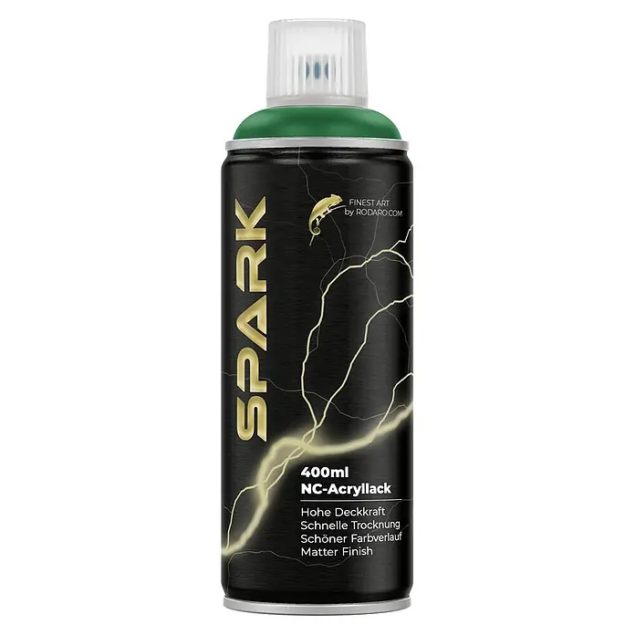SPARK Sprühfarbe 400ml Matte Farbe Moosgrün - 