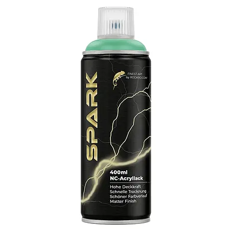 Spark  Farbspray Sprühfarbe 400ml Matte Farbe Mentholgrün