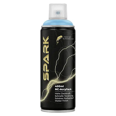SPARK Sprühfarbe 400ml Matte Farbe Hellblau