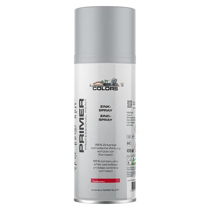 COLORS Zinkspray Sprühlack 400ml Grau - 