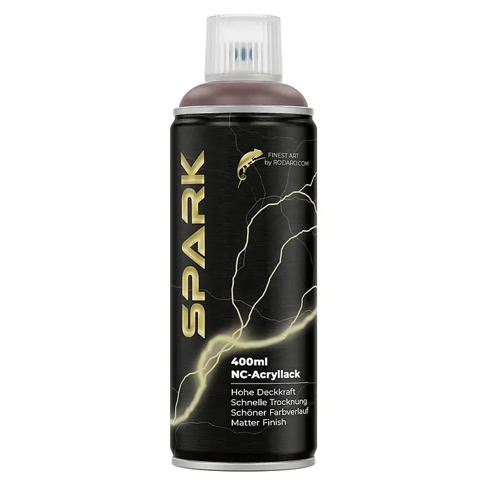 SPARK Sprühfarbe 400ml Matte Farbe Terrakotta Grau - 