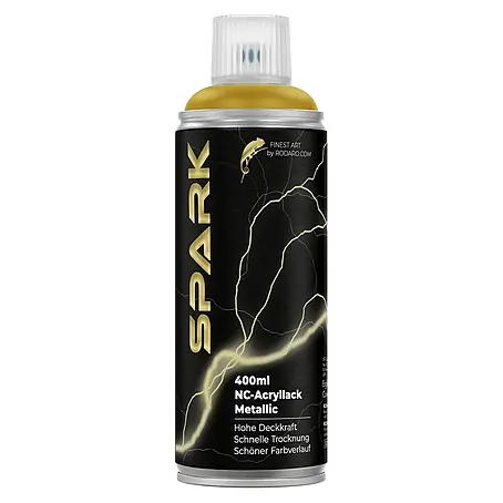 SPARK Sprühfarbe 400ml Matte Farbe Bronze Gold