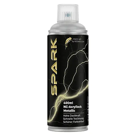 SPARK Sprühfarbe 400ml Matte Farbe Bronze Silber