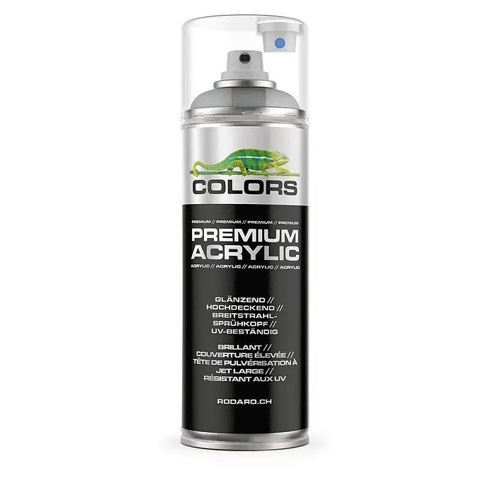 Colors Farbspray Premium Acrylic Sprühfarbe 400ml RAL 9006 Silber Glanz - RAL 9006 - Silber Glanz, Sprühdose