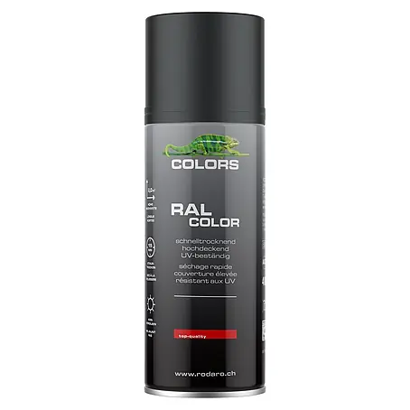 COLORS Sprühlack 400ml Schwarz Matt
