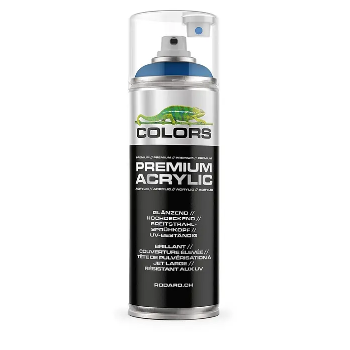 Colors Farbspray Premium Acrylic Sprühfarbe 400ml RAL 5017 Verkehrsblau Glanz - RAL 5017 - Verkehrsblau Glanz, Sprühdose