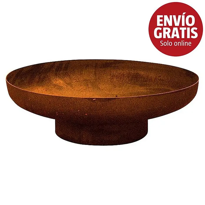 Outr Brasero Jesco - Diámetro: 55 cm, Acero Corten - Imagen de campaña